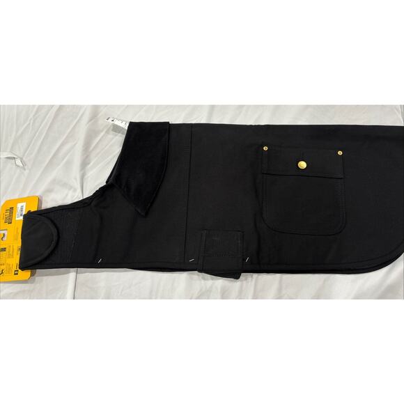 NWT Carhartt Firm Duck Insulated DOG, Chore Coat, BLACK, XL, Neck 26”-30”, L 24” - Picture 1 of 16